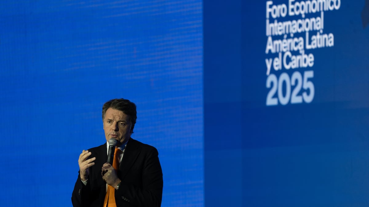 Matteo Renzi: "L'Amérique latine ne devrait pas suivre l'Europe en tant que modèle"