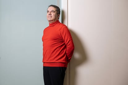 Andrés Jaque, vendredi dernier dans son étude de Madrid.