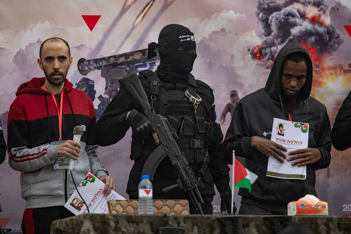 Le Hamas publie les six derniers otages israéliens en direct de la première phase de la trêve