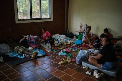Hôte pour les personnes touchées, à Antioquia, en Colombie, le 25 juin.