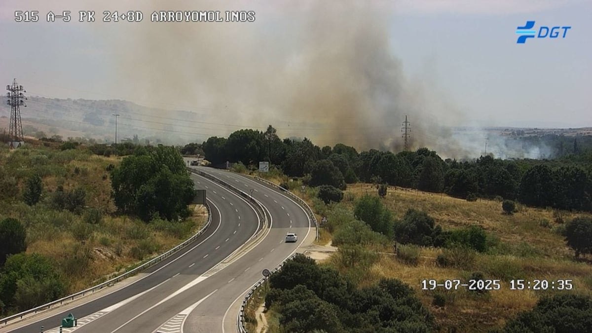 Un nouveau feu de forêt est déchaîné dans le sud de Madrid, après l'extinction du feu à Méntrrida