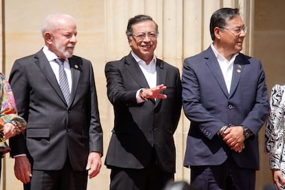 Les présidents Lula da Silva, Gustavo Petro et Luis Arce, au sommet des pays amazoniens 