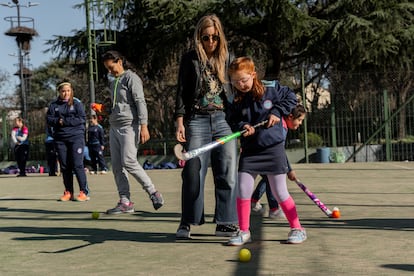 Formation du Club Lionas Y Liones, le 3 août.