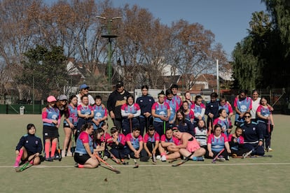Lionas et Liones Players, après s'être entraîné à Buenos Aires.