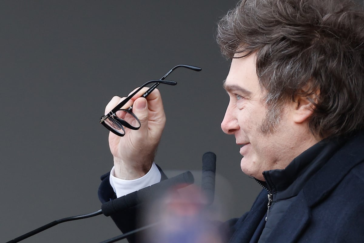 El presidente de Argentina, Javier Milei, inaugura en Buenos Aires la Exposición Rural, el 26 de julio pasado.