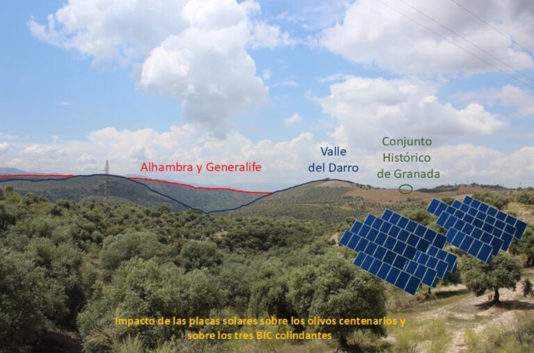 Alerte au « risque très élevé d'impact négatif » d'une centrale photovoltaïque dans l'Alhambra et ses environs