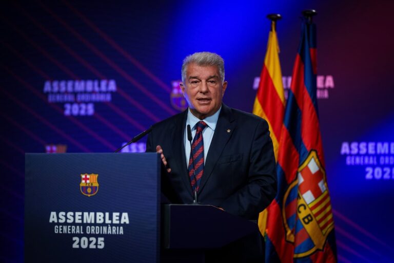 Laporta fait les comptes malgré les pertes du Barça