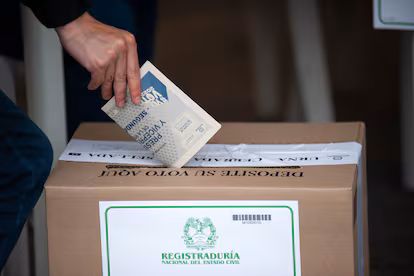 Élections présidentielles, à Bogota, en juin 2022.