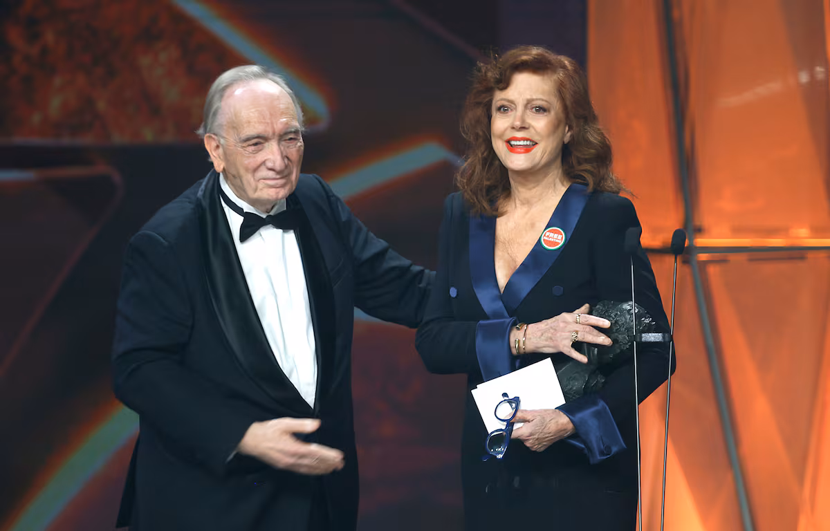 Susan Sarandon, au Goya : « La lucidité morale de votre président et des artistes m'aide à me sentir moins seule »