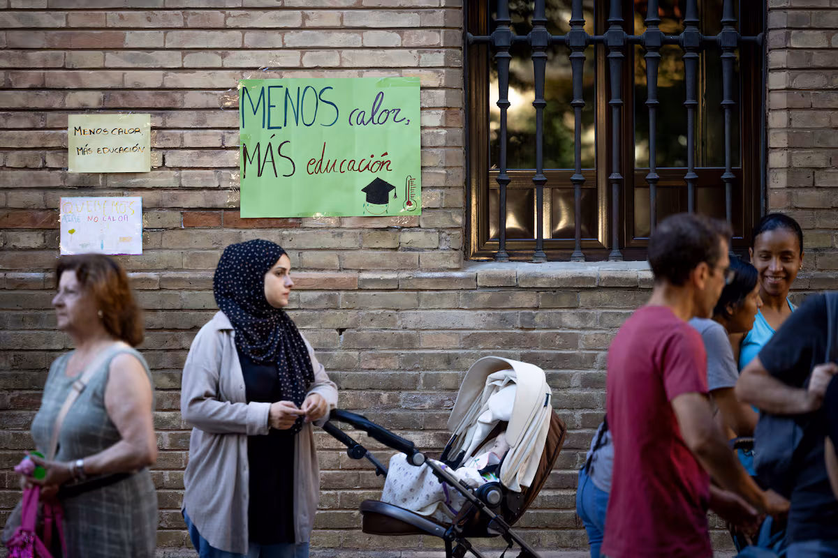 Un tiers des écoles d’Andalousie sont climatisées contre la chaleur : « Nous avons deux ou trois élèves qui s’évanouissent par jour »