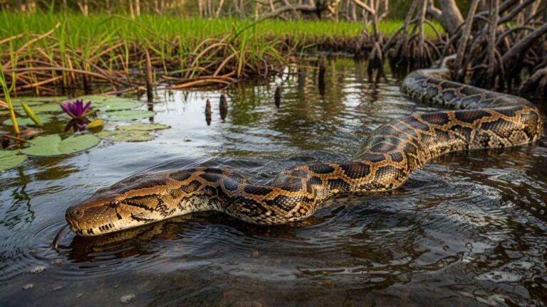 Des pythons comme animaux de compagnie relâchés dans la nature : une invasive hors de contrôle capable d’éliminer 99% des mammifères locaux